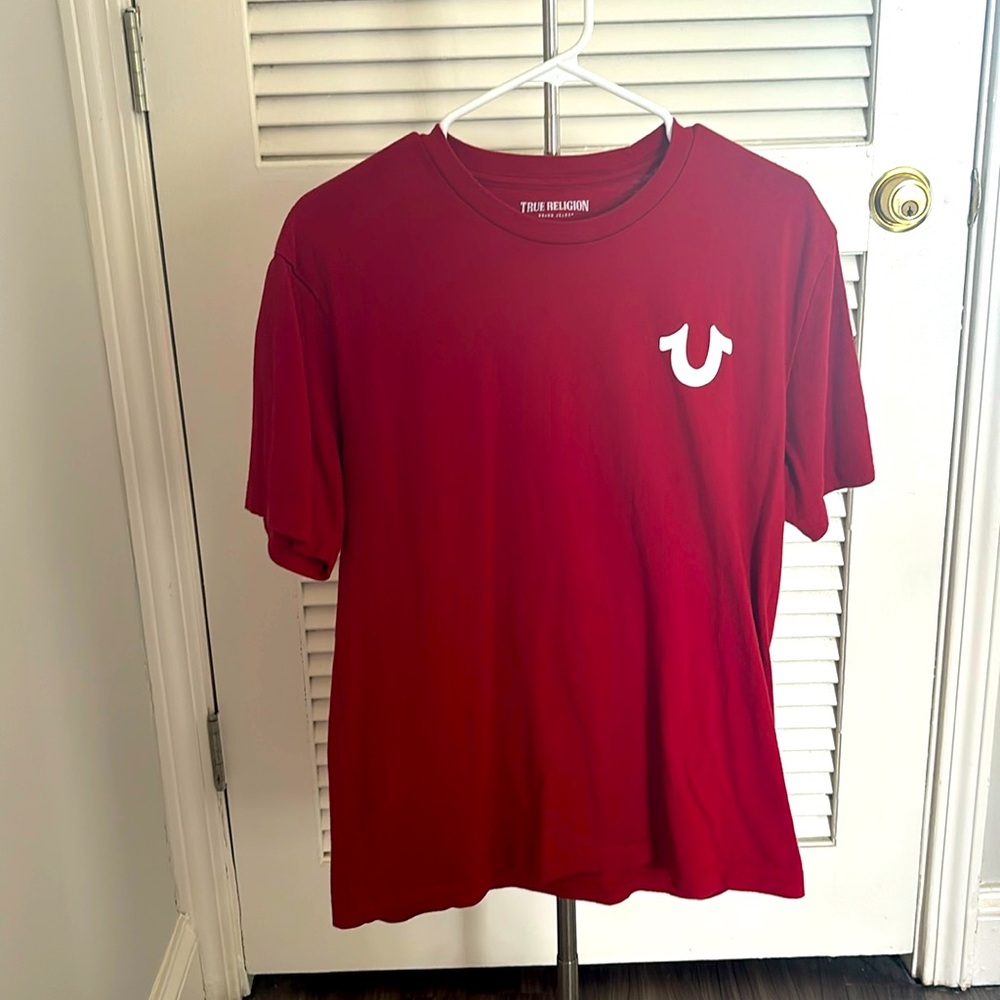Dark Red True Religion T-shirt Men’s Large